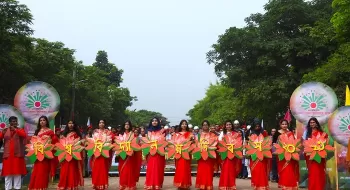 বর্ণিল আয়োজনে বেগম রোকেয়া বিশ্ববিদ্যালয় দিবস উদযাপন