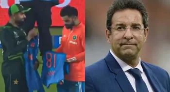 বাবরকে জার্সি উপহার কোহলির, ক্ষুব্ধ ওয়াসিম আকরাম