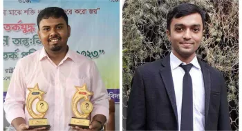 জবি রাষ্ট্রবিজ্ঞান ডিবেটিং ফোরামের নেতৃত্বে শাহাদত-তন্ময়